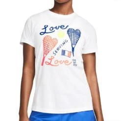 Nike Dri Fit Paris Tee Shirt -Outlet Fila Court Store FB8844 100