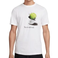 Nike Court Dri Fit Tee Shirt -Outlet Fila Court Store FD0030 100