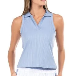 K-Swiss K Swiss Glace & Infinity Sleeveless Rib Polo -Outlet Fila Court Store KWT06 452