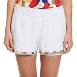 Penguin Abstract Printed Binding Short -Outlet Fila Court Store O1BSD003 118