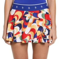 Penguin Retro Abstract Print Skirt 5 Penguin Retro Abstract Print Skirt -Outlet Fila Court Store O1KBSD02 439