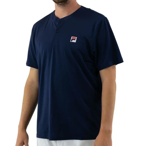 Fila Essentials Short Sleeve Henley 2 Fila Essentials Short Sleeve Henley - Image 2